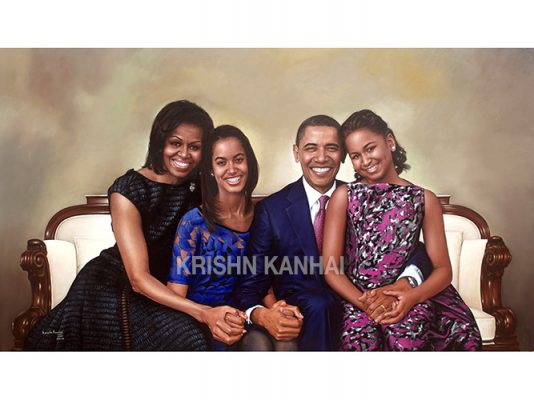 Barack Obama Family Portrait9