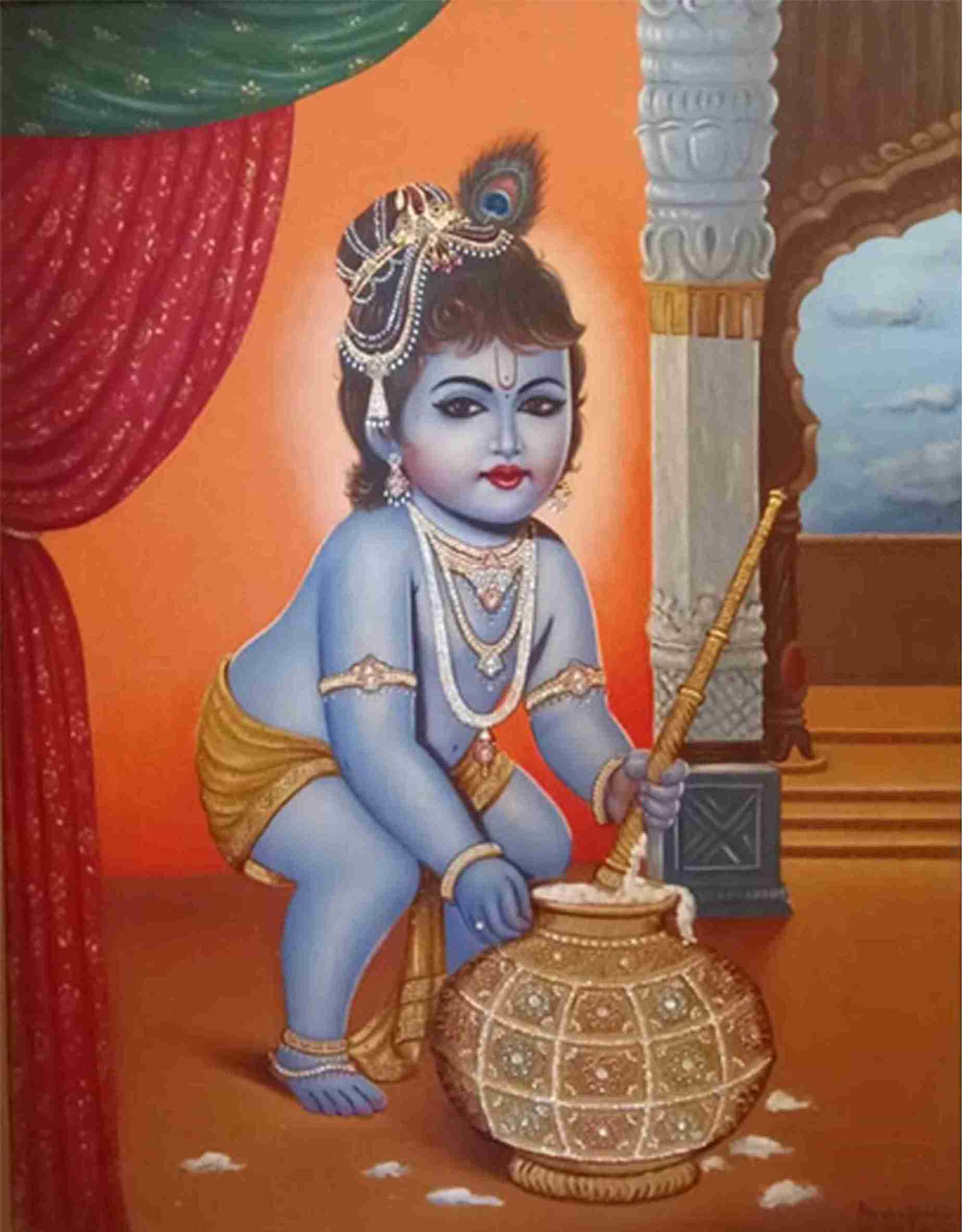 Child Krishna GOLD
