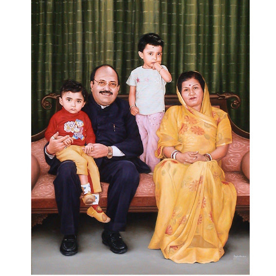 Shri Amar Signh Family Protrait 60X7217